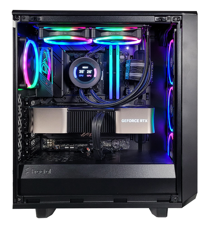 XOTIC PC G3 MESHIFY DARK Black Label Gaming Desktop w/ AMD X670 RYZEN & DDR5